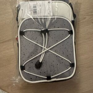 Nike Jordan Gray and White Mini Backpack/Crossbody Bag